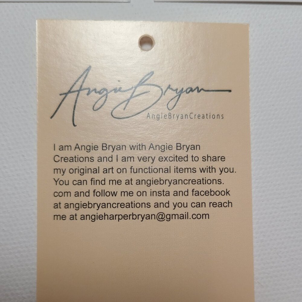 Colorful Mushroom Sandstone Coaster by Angie Bryan of Angie Bryan Creations - Picture 5 of 6